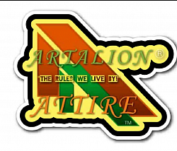 This is a logo design by Earnest C. Williams 1. For Artalion Attire